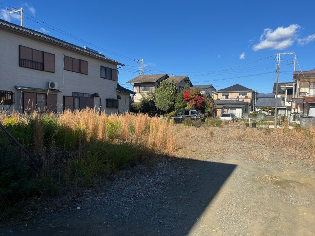 小田原市清水新田　建築条件なし売地の外観|現地現況