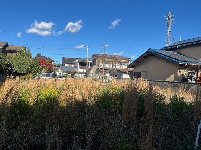 小田原市清水新田　建築条件なし売地の外観|現地現況