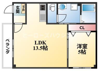 【間取り】 | レジデンスコート豊中末広町