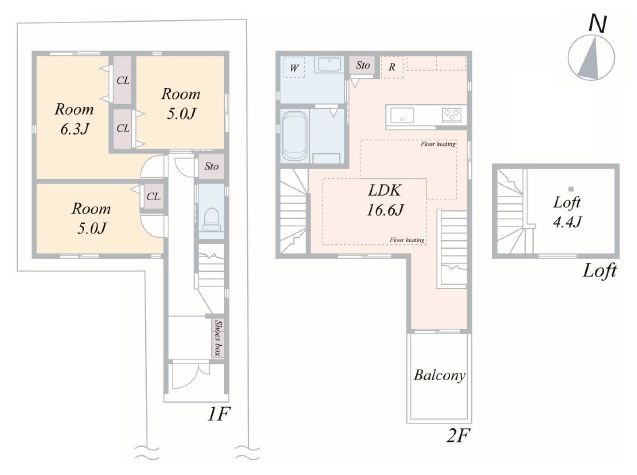 【間取り】 | 練馬区高野台３丁目　新築戸建て　C号棟 | 充実の最新設備搭載で、快適に暮らせる新築戸建てになります