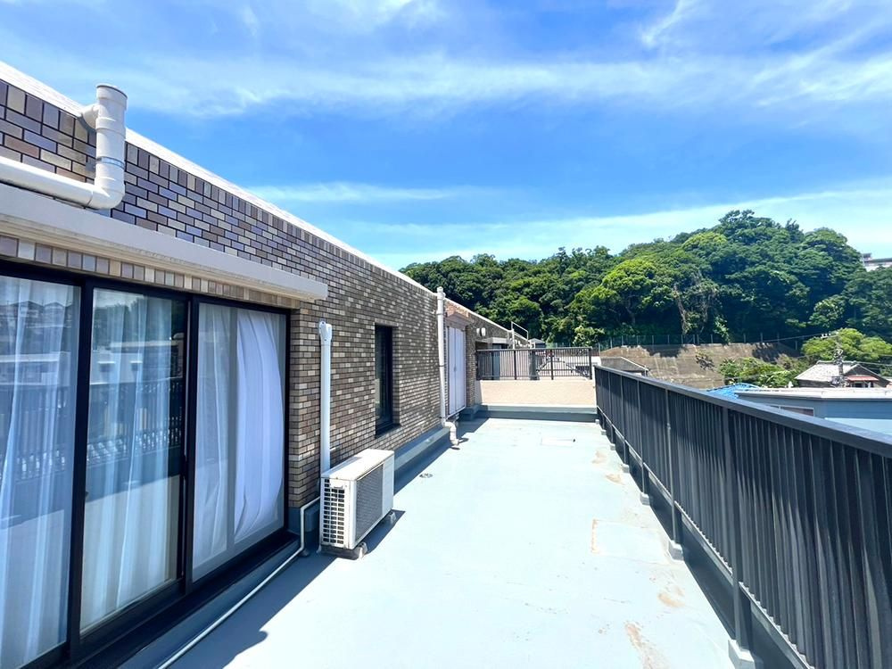 横浜南軽井沢パーク・ホームズのバルコニー