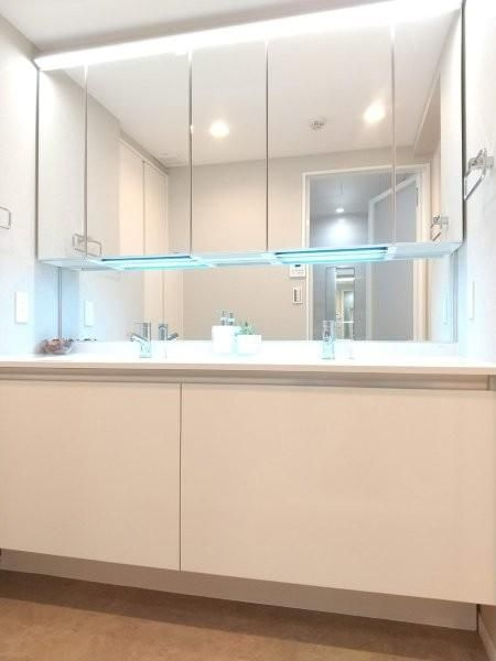 横浜南軽井沢パーク・ホームズの独立洗面台