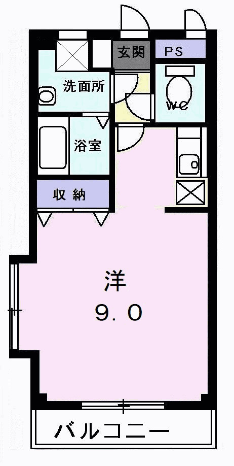 ファステ・テームの間取り|間取図