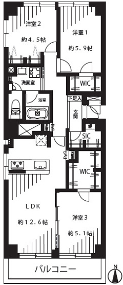 【間取り】 | 中銀三鷹マンシオン