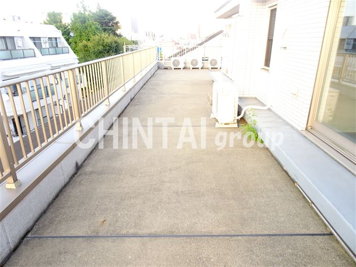 ドエル幸容のバルコニー