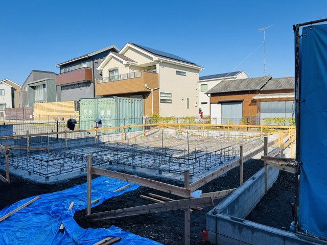 八王子市　横川町　新築一戸建て　２４ー１期の外観|～西八王子駅徒歩17分　太陽光発電搭載　2台駐車可能カースペース付き～