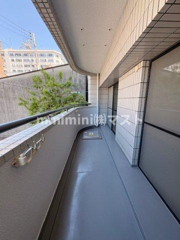 築港武智マンションのバルコニー