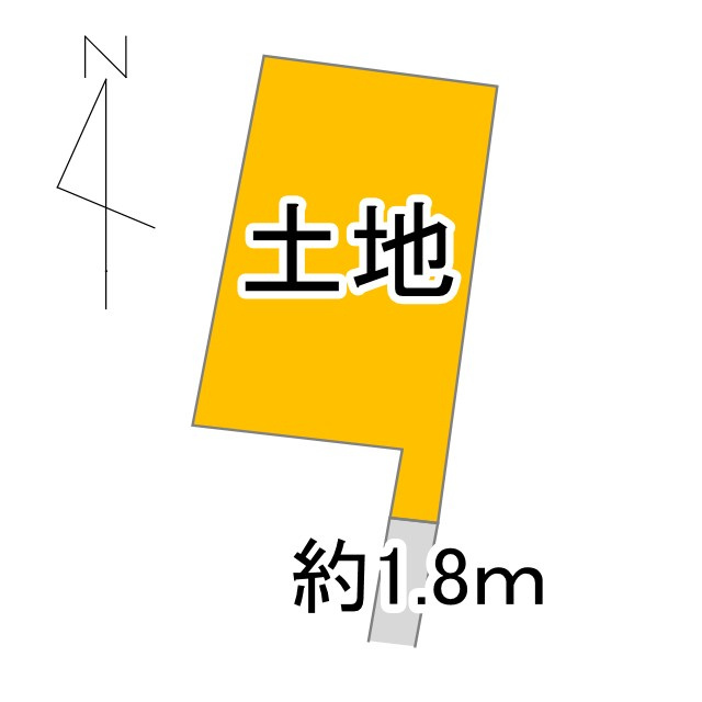 売土地　中央区富塚町の土地図