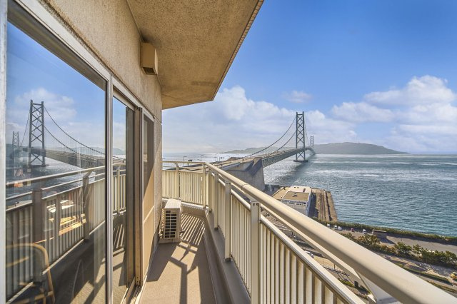 ティオ舞子のバルコニー|バルコニーからの眺望