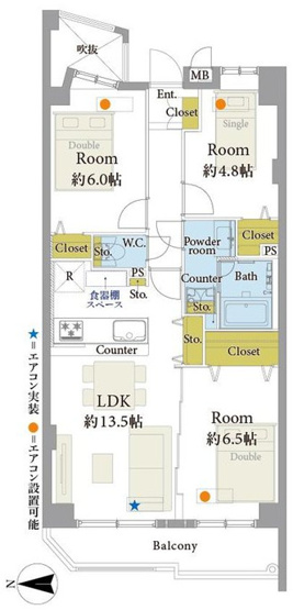 【間取り】 | ハイホーム東村山弐番館