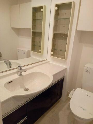 プライムアーバン豊洲の洗面所