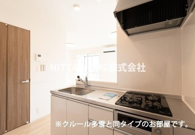 ル　シエルのキッチン|【イメージ写真】３口コンロのカウンターキッチン★