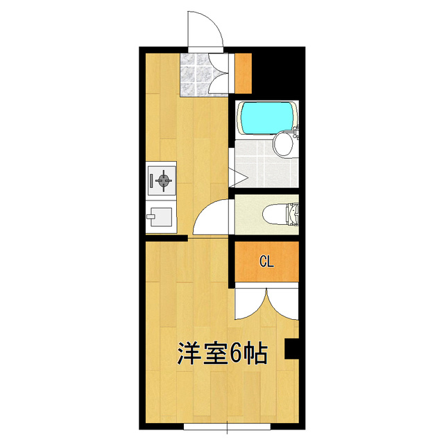 メゾンそれいゆの間取り|南西向きの明るいお部屋です☆