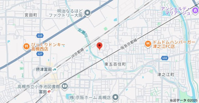 【地図】 | 東五百住町１貸家