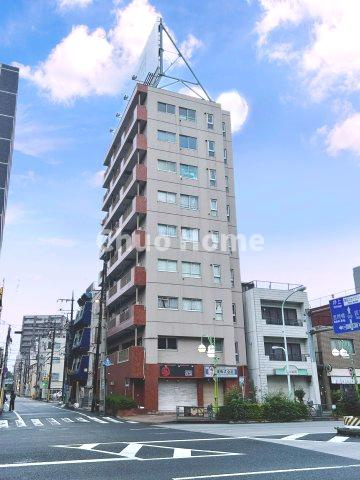 サンサーラ第2吾妻橋の外観|新耐震基準マンション。ペットの飼育可能マンションです。「本所吾妻橋駅」徒歩1分のロケーション。