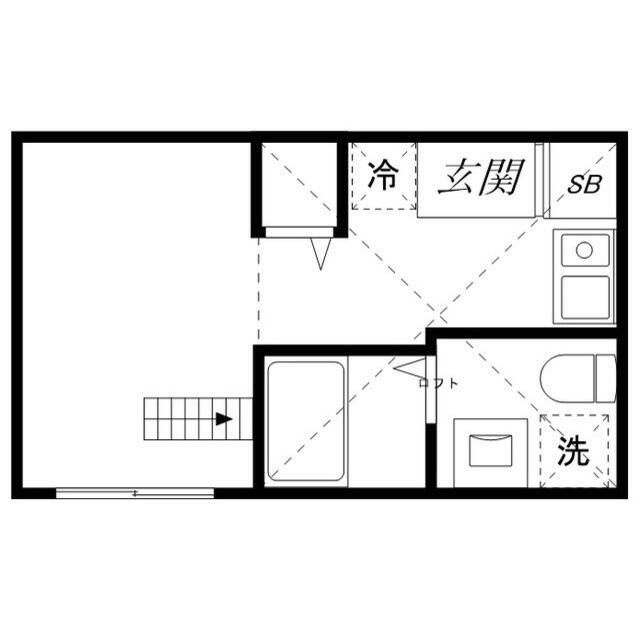 ハーモニーテラス柴又Ⅴの間取り