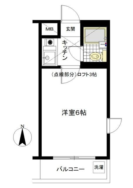 シティパレス篠の間取り
