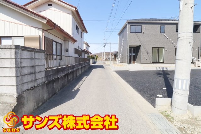本宮市高木字金瀬　　　１号棟　　　本宮小学校、本宮第１中学区の外観|西側前面道路