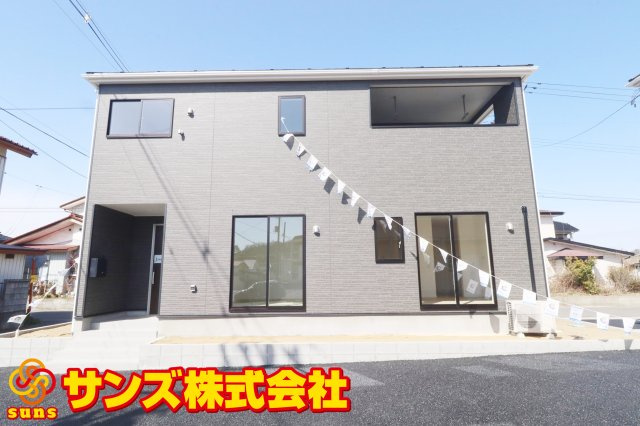 本宮市高木字金瀬　　　１号棟　　　本宮小学校、本宮第１中学区の外観|南側から見た外観