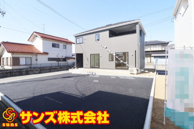 本宮市高木字金瀬　　　１号棟　　　本宮小学校、本宮第１中学区の外観|南東側から見た外観