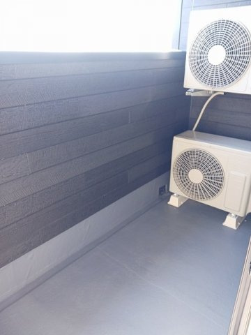 トランブルー立野　Ａのバルコニー