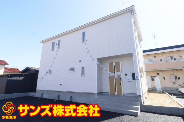 本宮市高木字金瀬　　　２号棟　　　本宮小学校、本宮第１中学区の外観|北側前面道路