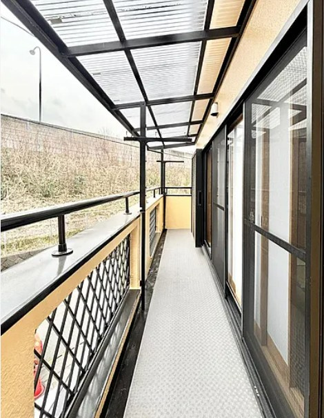 【中古】川越市的場２丁目中古住宅のバルコニー|屋根付きのバルコニーです！
