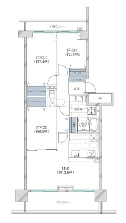 港北パークヒルズ壱番館の画像