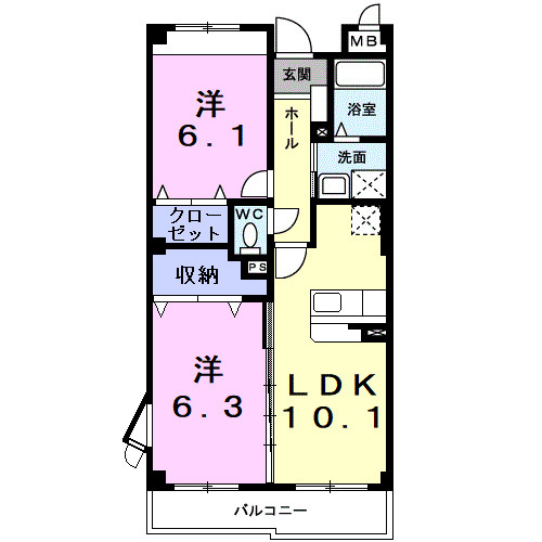 SunSoleil21の間取り