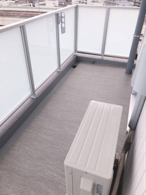 【バルコニー】 | リヴシティ横濱新川町弐番館 | 物干しスペース付きのベランダ