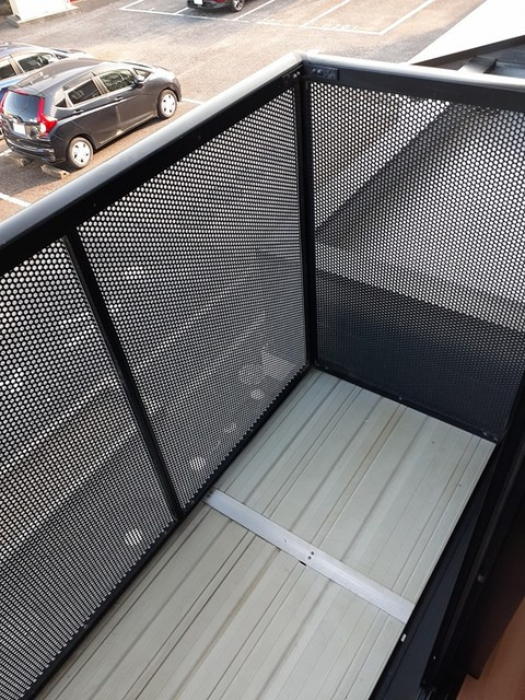 フォレストⅡのバルコニー