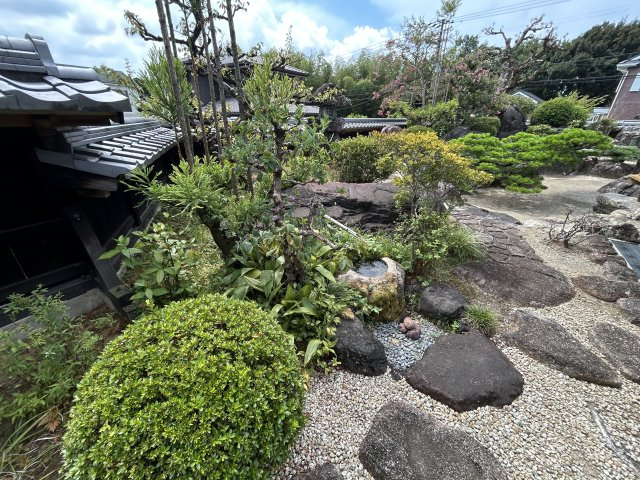 中古戸建　新城市川田　中古戸建の庭