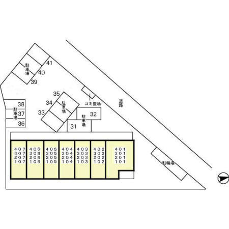 GLOIRE MANSIONの区画図