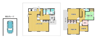 【間取り】 | 宝塚市売布４丁目中古戸建 | 新婚様からファミリー様まで幅広くおすすめの４SLDKの間取りです♪