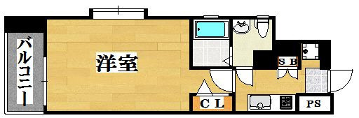 サヴォイステュディオブランシェの間取り
