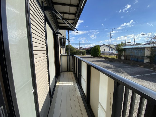 シティハイムベルメゾンAのバルコニー