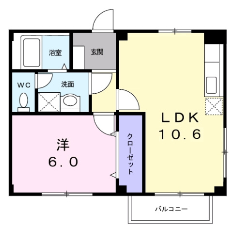 サニーヴィラの間取り