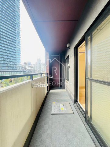 カルムレトリア西梅田のバルコニー