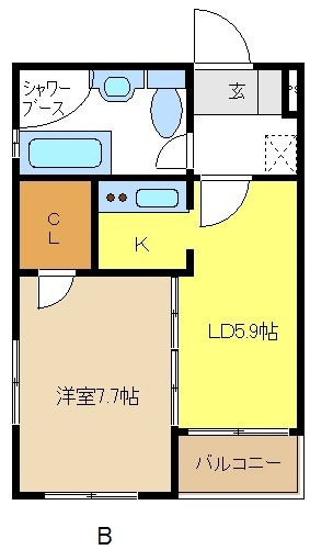 レインボーピア原の間取り