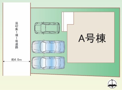 【区画図】 | 大和市上和田 新築戸建   全1棟