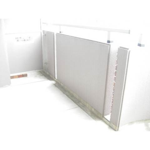 茶臼山ハイツのバルコニー