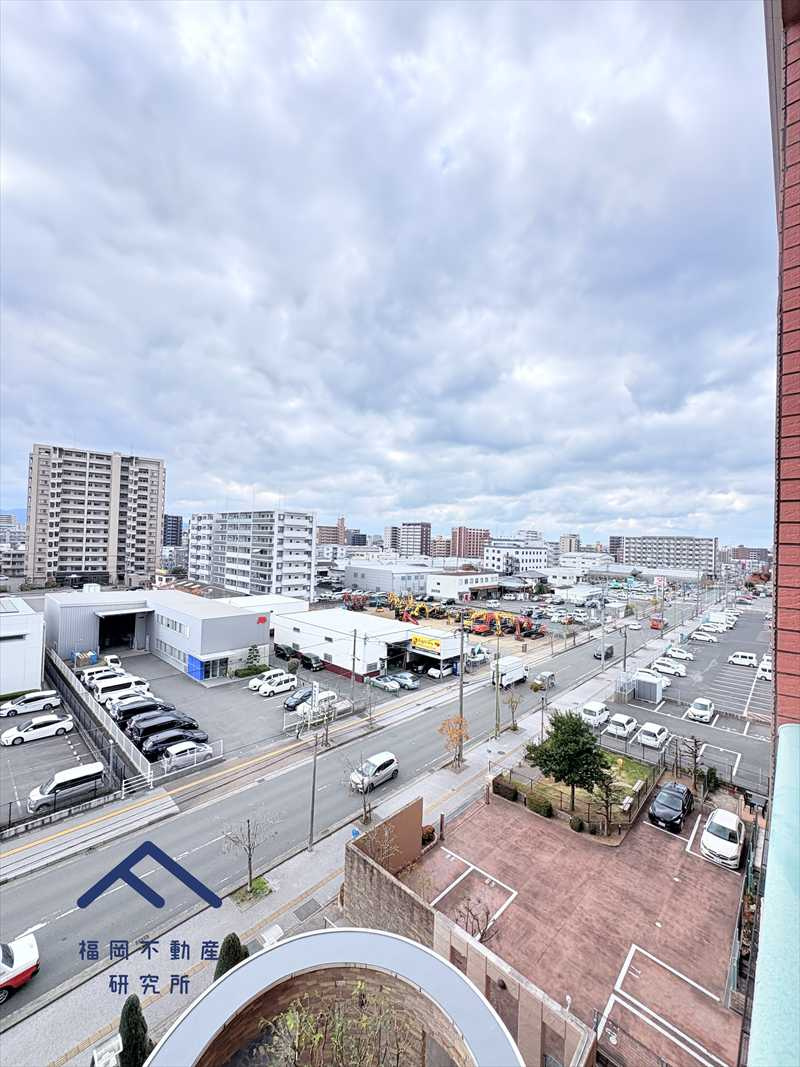 アンピール松島Ⅱの展望|前方には遮るものがなく、風通し良好です