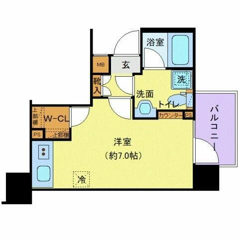 クレヴィスタ四ツ木の間取り