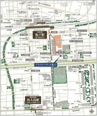 【地図】 | プラウドフラット亀戸