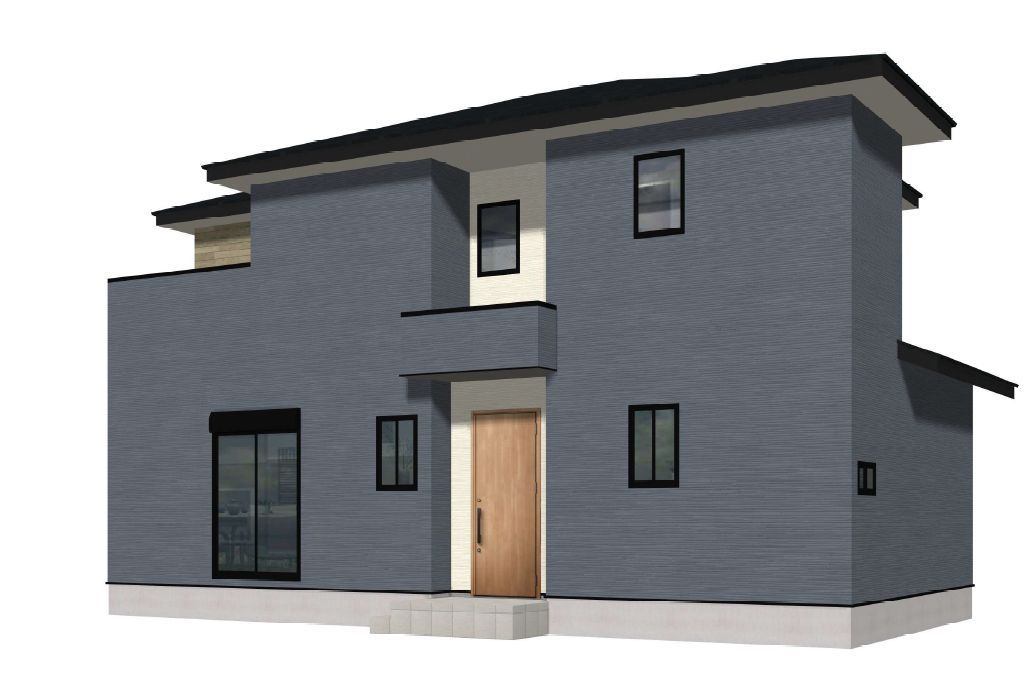 福岡市東区舞松原5丁目4期の外観パース