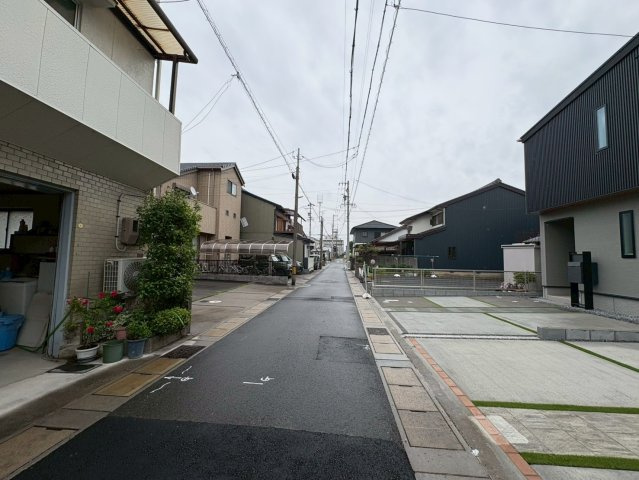 新築戸建　岐阜市加納南陽町　全2区画分譲の前面道路含む現地写真|■前面道路　■ヤマダ不動産　株式会社リライフ　
■夢のマイホーム購入をフルサポートします！