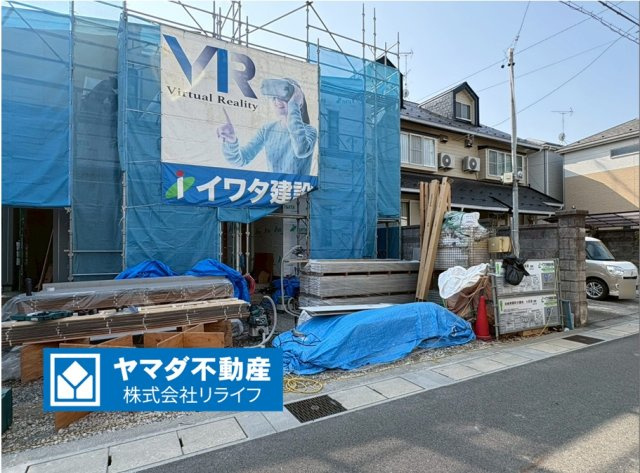 新築戸建　岐阜市加納南陽町　全2区画分譲の外観|「現地（2026年1月5日）撮影」　　
■外観写真　
■ヤマダ不動産　株式会社リライフ　