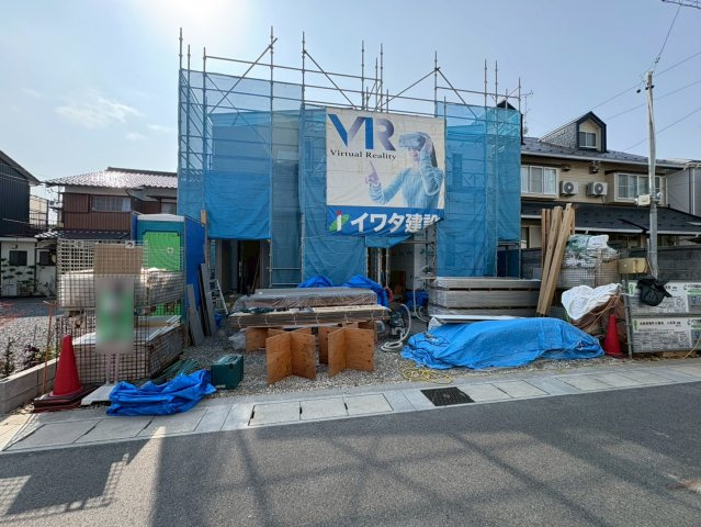 新築戸建　岐阜市加納南陽町　全2区画分譲の外観|「現地（2026年1月5日）撮影」　
■全体写真　
■ヤマダ不動産　株式会社リライフ　