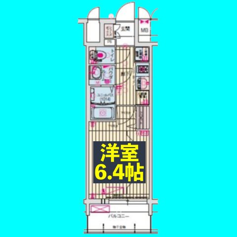 プレサンスTHE新栄の間取り