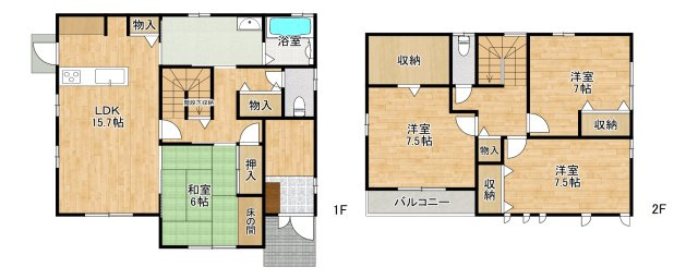 名取市増田9丁目の間取り